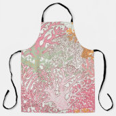 Bright underwater seamless pattern with beautiful エプロン (正面)