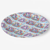 Bright Unicornパーティープレート- set 1 ペーパープレート (アングル)