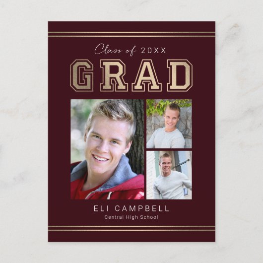 Bright Varsity卒業発表はがき ポストカード (正面)