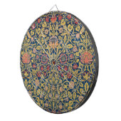 Bright Violetとオダマキ(植物)(William Morris著) ダーツボード (正面右)