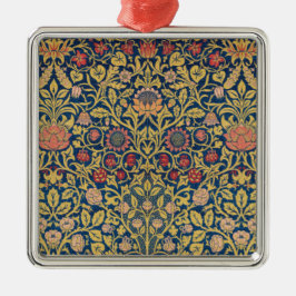 Bright Violetとオダマキ（植物）（William Morris著） Ce メタルオーナメント