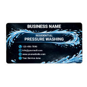 Bright Water Guardian Residential Pressure Washing ラベル (正面)