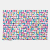 Bright Watercolor Abstract – Colorful Kitchen キッチンタオル (横)