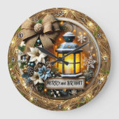 Bright Winter Lantern ラージ壁時計 (正面)