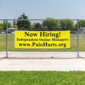 Bright Yellow Businessの採用 横断幕 (インサイチュ)