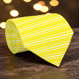Bright Yellow Color Stripes Necktie ネクタイ