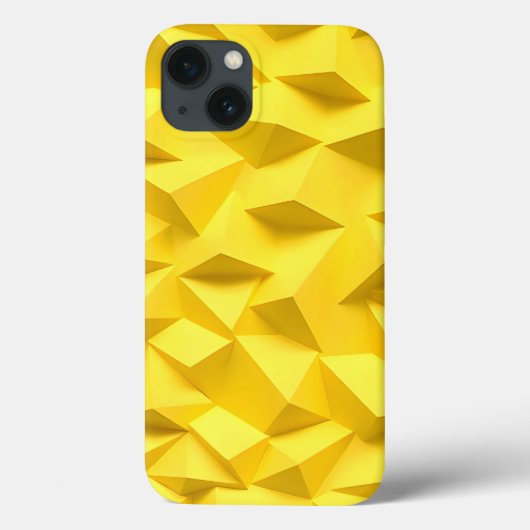 Bright Yellow iPhone Case Abstract and Protective Case-Mate iPhoneケース (裏面)