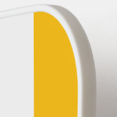 Bright Yellow Orange Stripes | Ciao Bella ピックルボールラケット (左詳細)