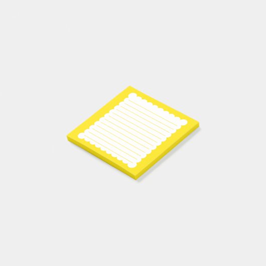 Bright Yellow Post-it®メモ ポストイット (アングル)