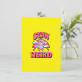 Bright Yellow Wallpaper | Bold Minimalist Design サンキューカード (スタンド正面)