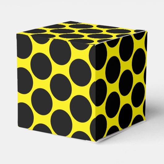Bright Yellow with Black Dot Style Classic 2x2x2 フェイバーボックス (裏面サイド)