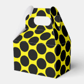 Bright Yellow with Black Dot Style Gable フェイバーボックス (裏面サイド)
