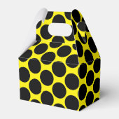 Bright Yellow with Black Dot Style Gable フェイバーボックス (正面サイド)