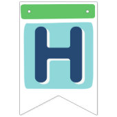 Bright Zoo Jungle Animals Birthday BUNTING FLAGS バンティングフラッグ (第2の旗)