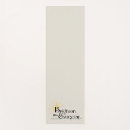 Brighten the Everyday Mindful Calming Minimalist ヨガマット