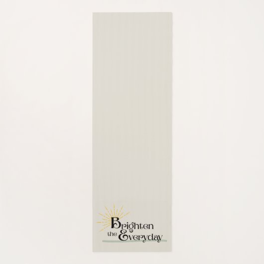 Brighten the Everyday Mindful Calming Minimalist ヨガマット (裏面)