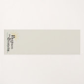 Brighten the Everyday Mindful Calming Minimalist ヨガマット (正面(横))