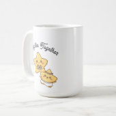Brighter Together – Cute Couple Mug Gift コーヒーマグカップ (正面左)