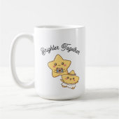 Brighter Together – Cute Couple Mug Gift コーヒーマグカップ (左)