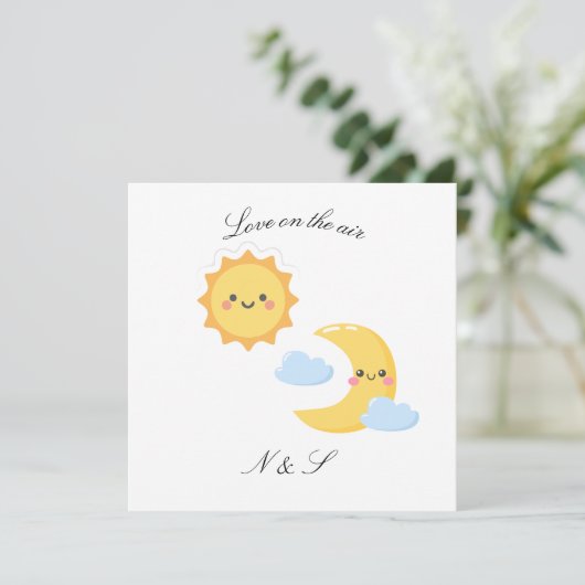 Brighter Together - Sun & Moon sticker 招待状 (スタンド正面)