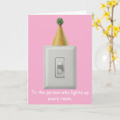 Brightest Birthday Card カード (黄色い花)