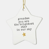Brightest Star Memorial Loving Memory セラミックオーナメント (左)