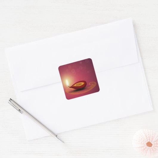 Brightful Diwali – ステッカー (封筒)