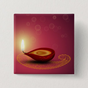Brightful Diwali -ボタン 缶バッジ