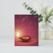 Brightful Diwali – ポストカード (スタンド正面)