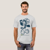 Brightkite.comの人々、場所、友人 Tシャツ (正面フル)