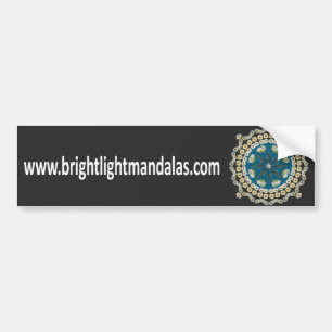Brightlightの曼荼羅のバンパーステッカー バンパーステッカー