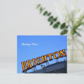 BRIGHTONからの挨拶 ポストカード (スタンド正面)