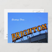 BRIGHTONからの挨拶 ポストカード (正面/裏面)