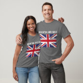 Brighton And Hove UK Flag British Souvenir Cool fu Tシャツ (ユニセックス)