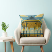 Brighton Bandstand – Coastal Architecture Art クッション (椅子)