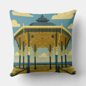 Brighton Bandstand – Coastal Architecture Art クッション (裏面)