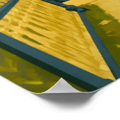 Brighton Bandstand – Coastal Architecture Art ポスター (角)