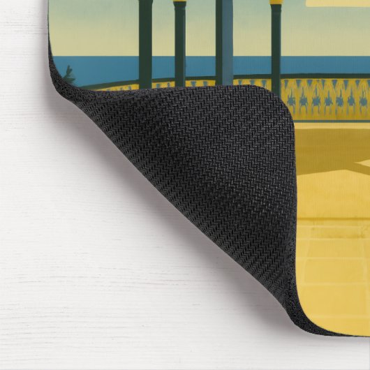 Brighton Bandstand – Coastal Architecture Art マウスパッド (コーナー)