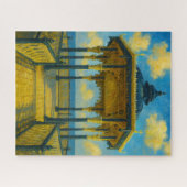 Brighton Bandstand Glow – Seaside Pavilion ジグソーパズル (横)