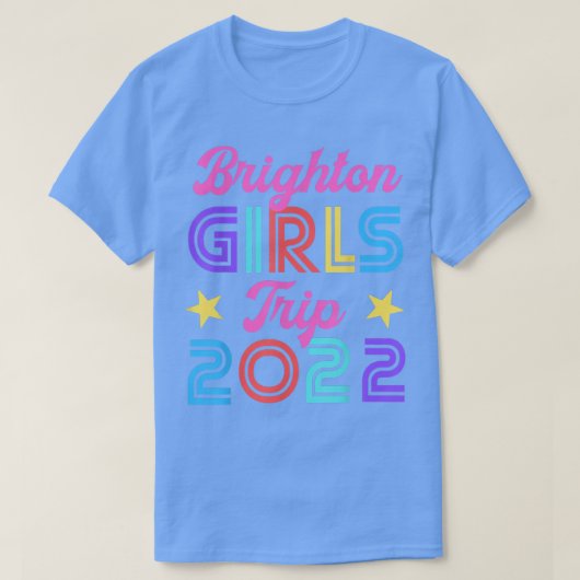 Brighton Girls Trip 2022 Matching Hen Night Weeken Tシャツ (デザイン正面)