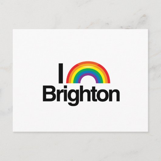 BRIGHTON - I LOVEプライド-.png ポストカード (正面)