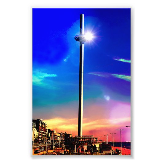 Brighton Seafront (i360) フォトプリント (正面)
