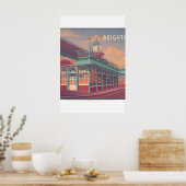 Brighton Travel Poster ポスター (キッチン)