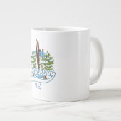 Brighton Utah スキーロゴ ジャンボコーヒーマグカップ (正面右)