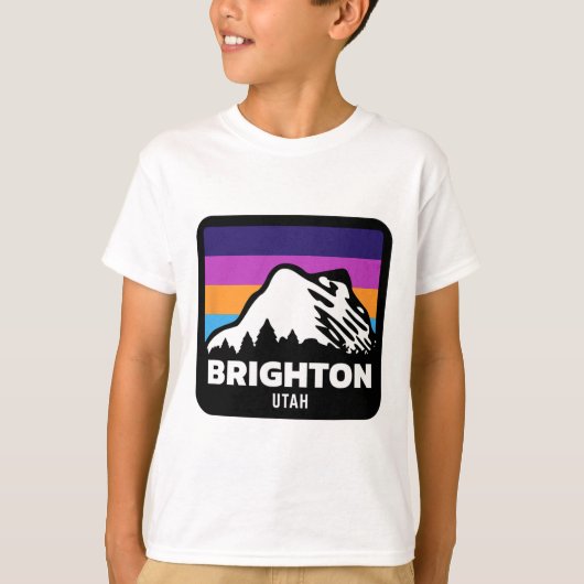 Brighton Utah Skiing Snowboarding Family Ski Trip Tシャツ (正面)