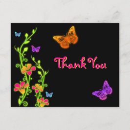 Brightsネオンバルミツワーのサンキューカード サンキューカード