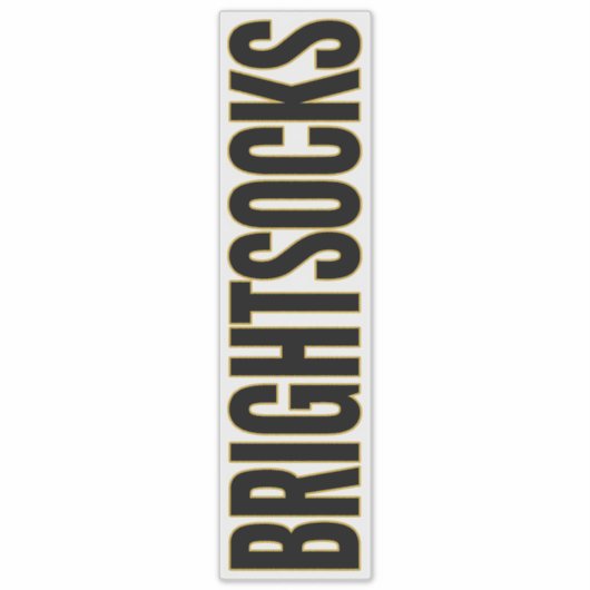 BRIGHTSOCKS シール (正面)