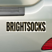 BRIGHTSOCKS バンパーステッカー (車上)