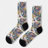 BRIGHTSOCKS 64足の靴下 ソックス (左)