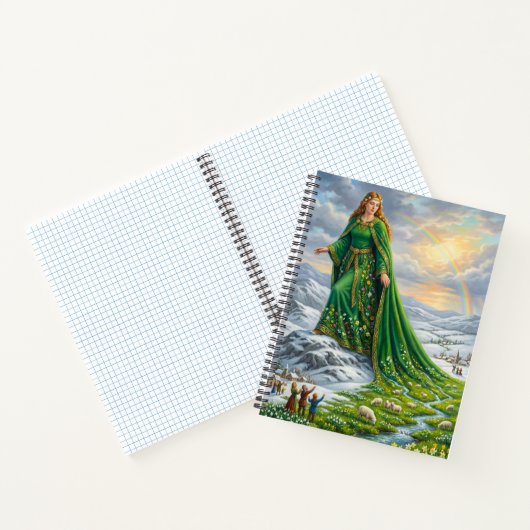 Brigid’s Mantle (Bringing the Spring) ノートブック (内部)